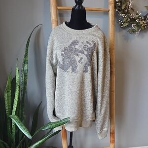 Lucky Brand Shearless Fleece Graphic Crewneck Sweater